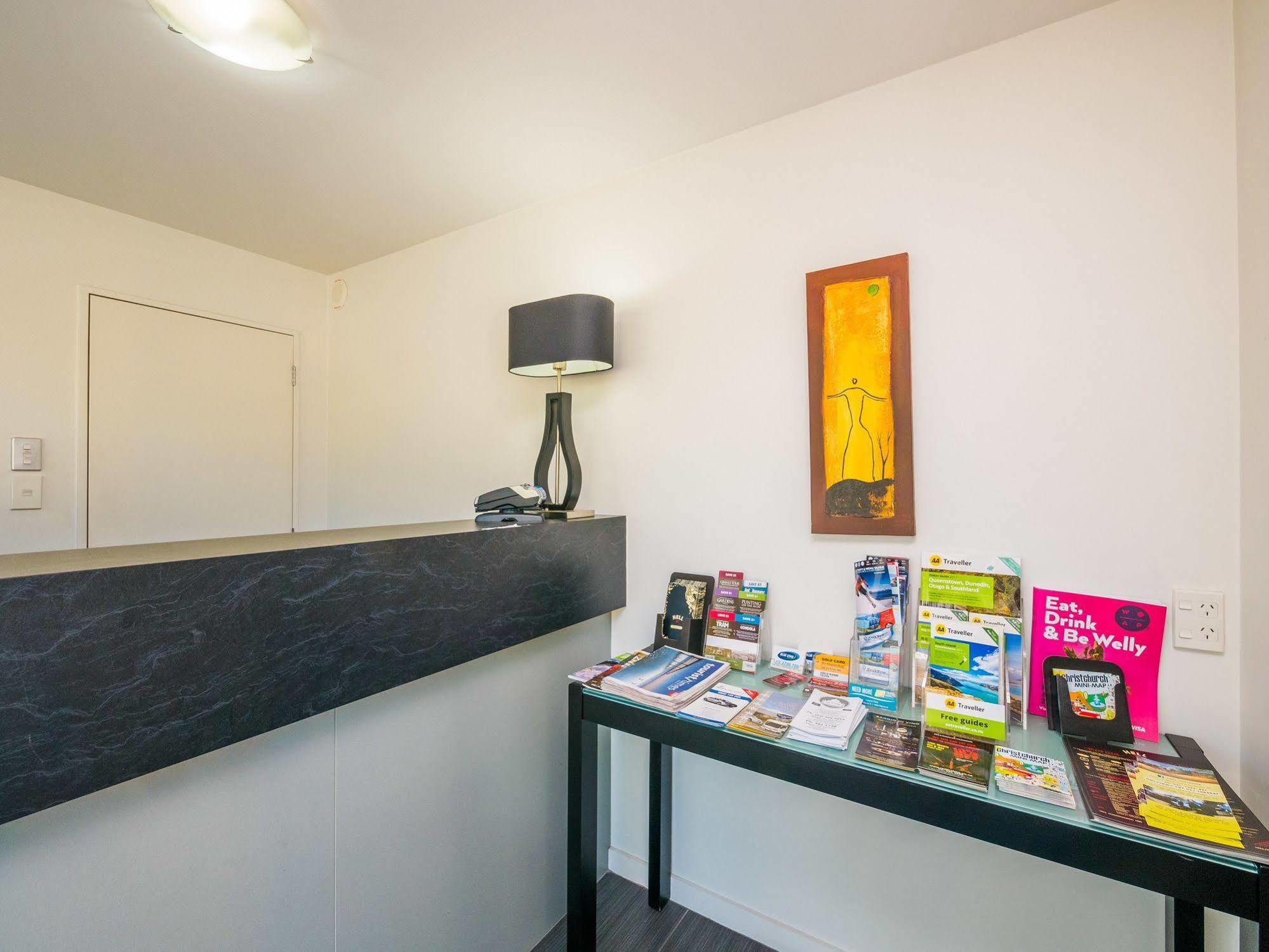 Bellano Motel Suites Christchurch Dış mekan fotoğraf Reception